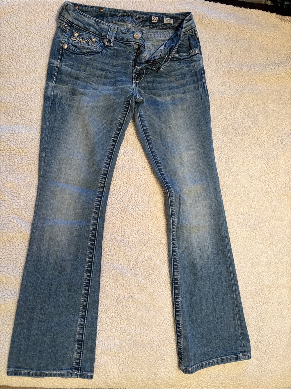 Miss Me Women's Medium Blue Boot Cut Jeans